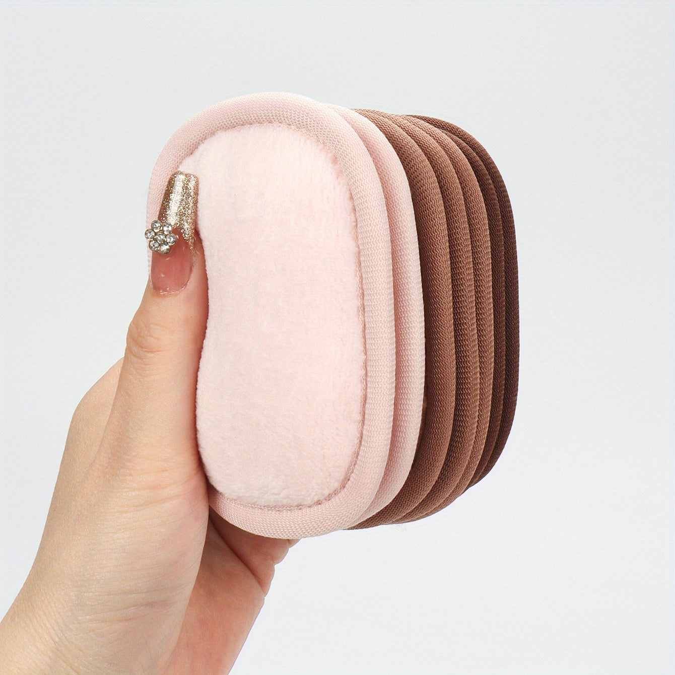 810 Makeup Remover Wipes Gradient 7pcs, Machine Washable and Reusable, Suitable for All Light Beige Types Alpen Store