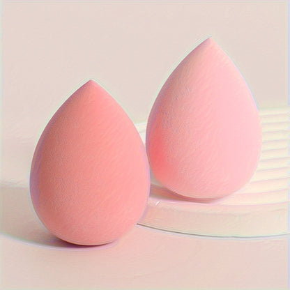 2pcs Beauty Makeup Sponge Powder Puff Set, Beauty Makeup Egg, Latex-Free Beauty Makeup Puff for Liquid, Cream And Foundation Mixing Beauty Tools Alpen Store