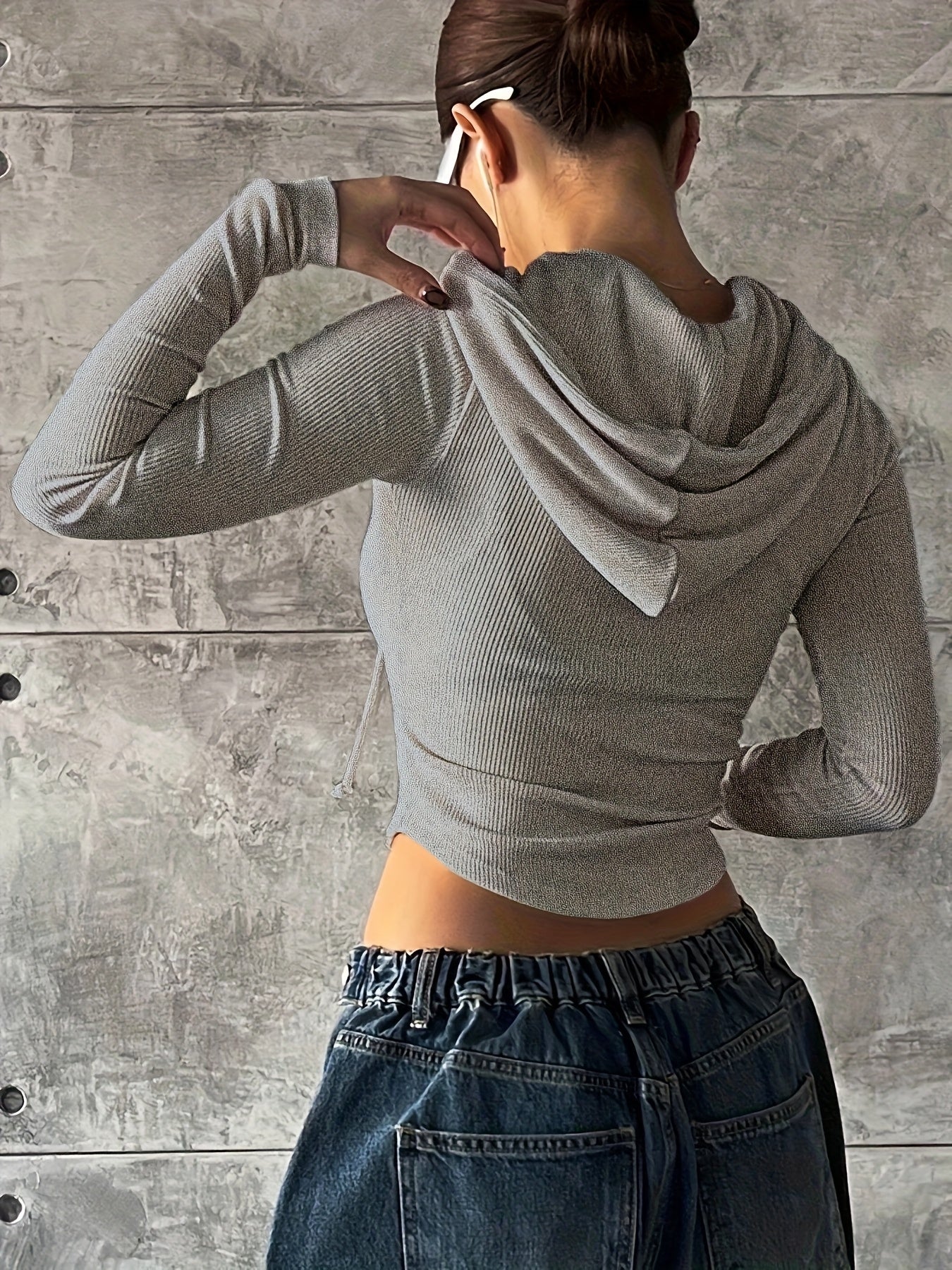 Women'S Elegant Zip-Up Hooded Jacket - Lightweight Fabric, White, Casual Spring/Fall Outerwear with Front Pockets, Casual Wear Jacket|Zippered Jacket| Construction Alpen Store