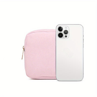 Compact Makeup Bags for Travel, Featuring Zippers, Earphone Storage, Sanitary Napkin Compartments, And Cosmetic Organization. Ideal for Women, These Small Pouches Are Perfect for Lipsticks And Other Cosmetics, Available in a Alpen Store