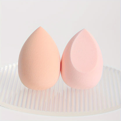 2pcs Beauty Makeup Sponge Powder Puff Set, Beauty Makeup Egg, Latex-Free Beauty Makeup Puff for Liquid, Cream And Foundation Mixing Beauty Tools Alpen Store