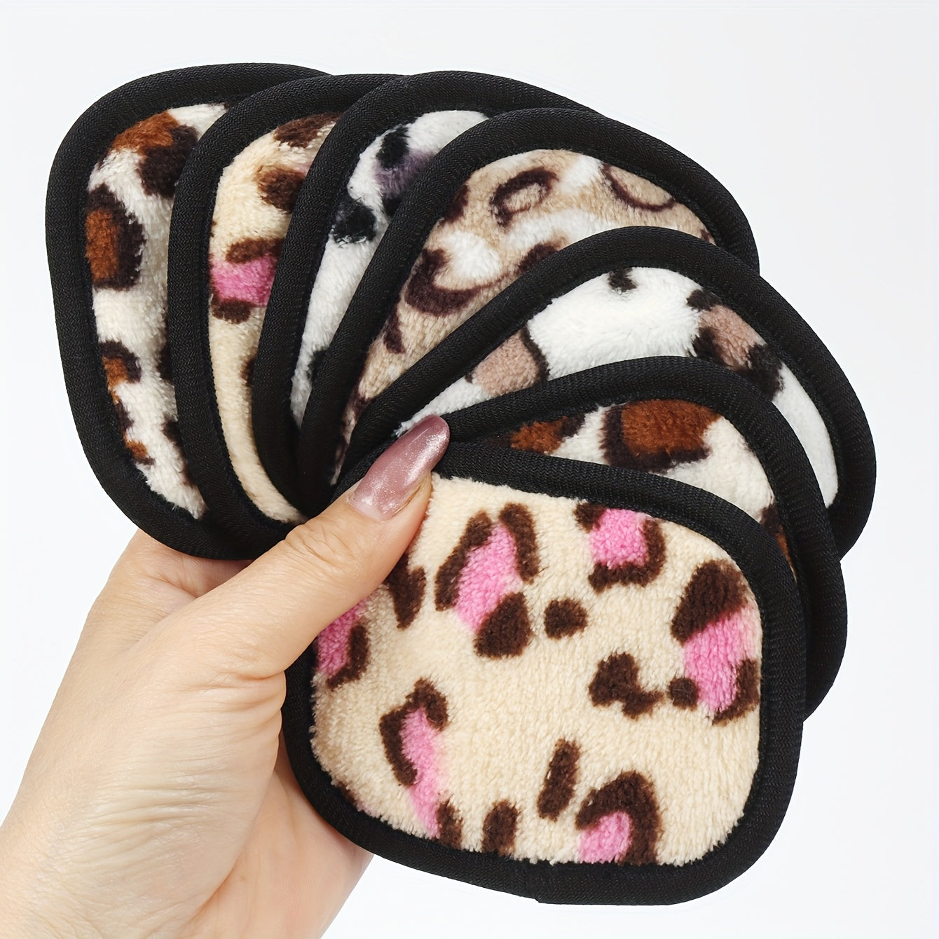 810 Makeup Remover Wipes Gradient 7pcs, Machine Washable and Reusable, Suitable for All Light Beige Types Alpen Store