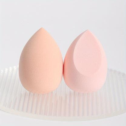2pcs Beauty Makeup Sponge Powder Puff Set, Beauty Makeup Egg, Latex-Free Beauty Makeup Puff for Liquid, Cream And Foundation Mixing Beauty Tools Alpen Store